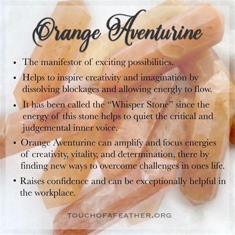 orange aventurine healing properties